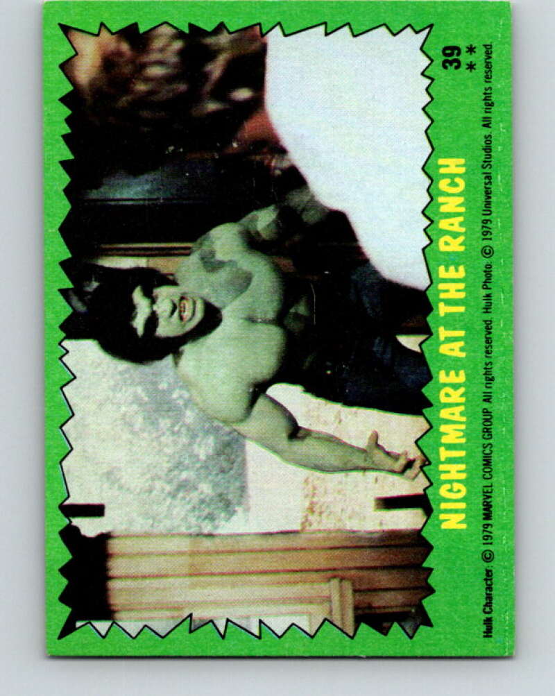 1979 Marvel Incredibale Hulk #39 Nightmare at the Ranch V34930