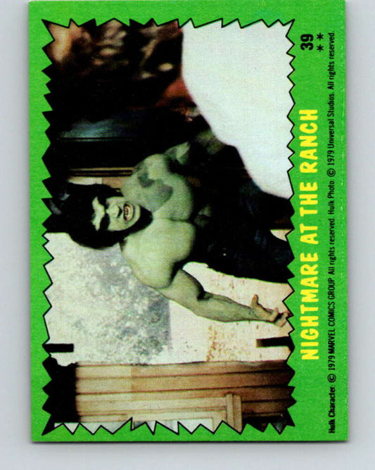 1979 Marvel Incredibale Hulk #39 Nightmare at the Ranch  V34932