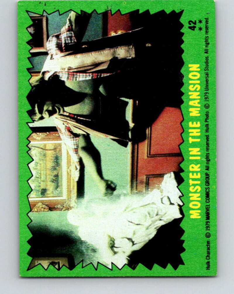 1979 Marvel Incredibale Hulk #42 Monster in the Mansion V34945