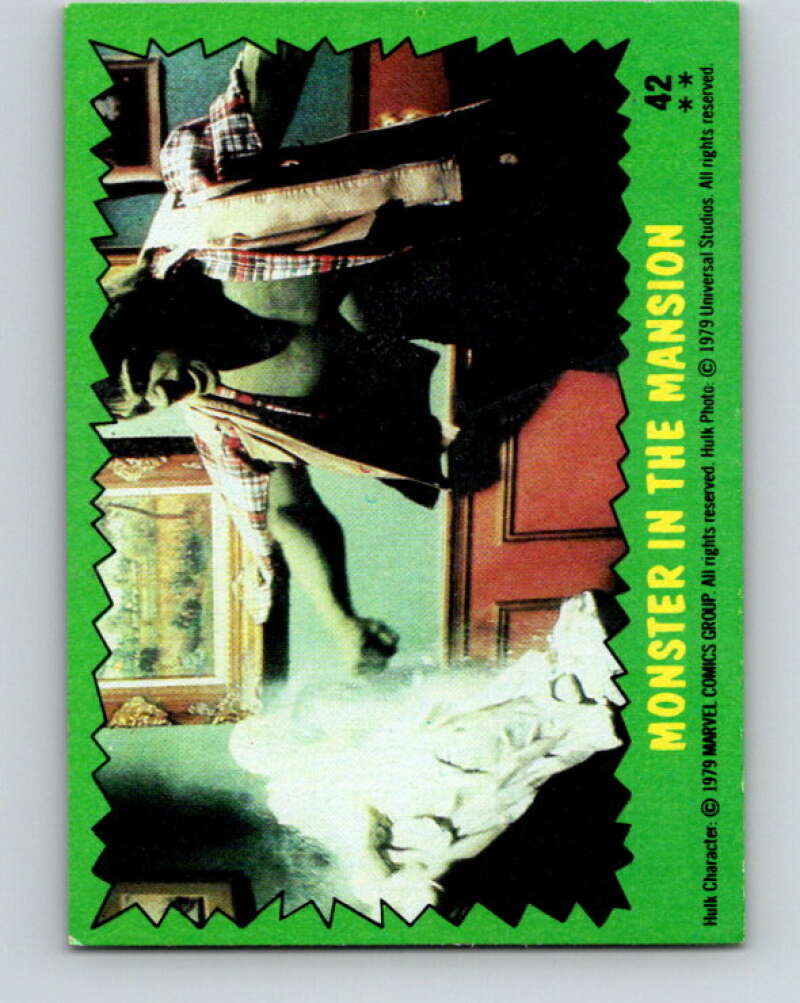 1979 Marvel Incredibale Hulk #42 Monster in the Mansion V34946