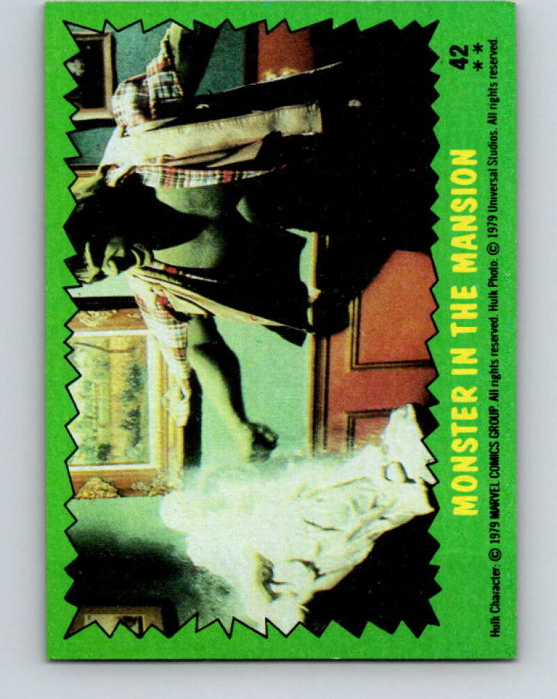 1979 Marvel Incredibale Hulk #42 Monster in the Mansion V34949