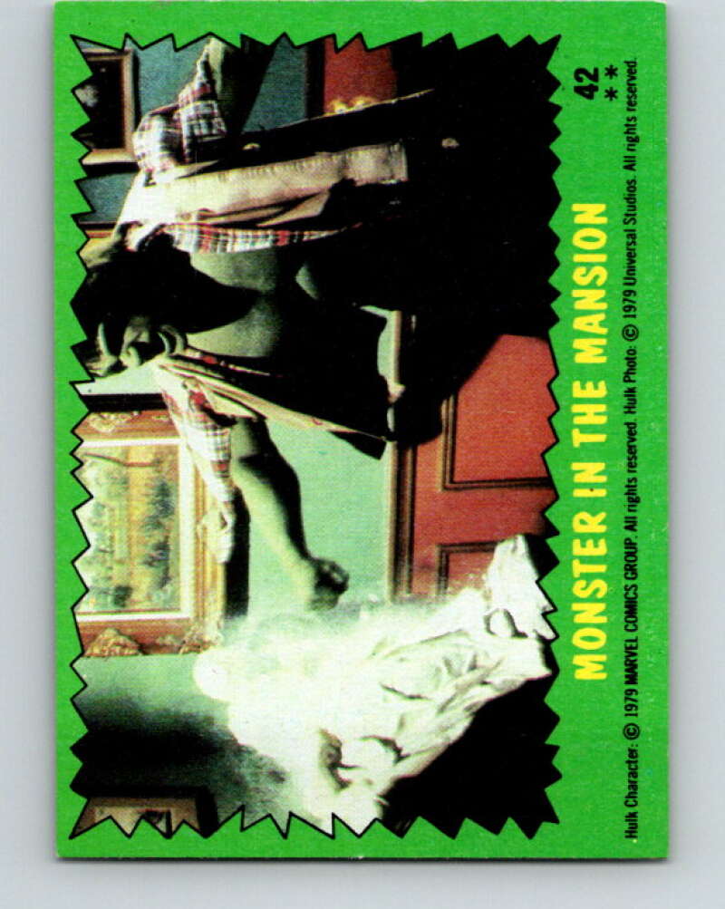 1979 Marvel Incredibale Hulk #42 Monster in the Mansion V34950