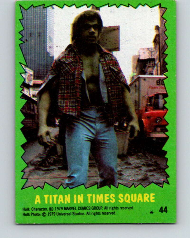 1979 Marvel Incredibale Hulk #44 A Titan in Times Square  V34954