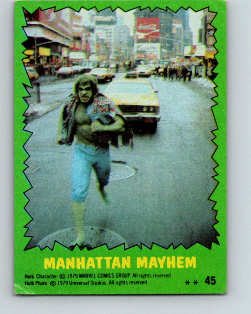 1979 Marvel Incredibale Hulk #45 Manhattan Mayhem V34956