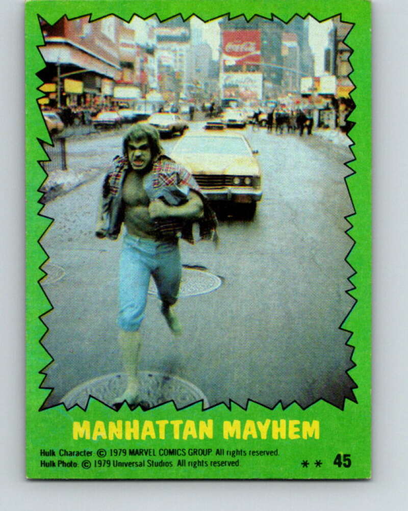 1979 Marvel Incredibale Hulk #45 Manhattan Mayhem V34957