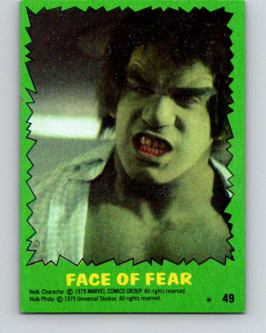 1979 Marvel Incredibale Hulk #49 Face of Fear  V34969