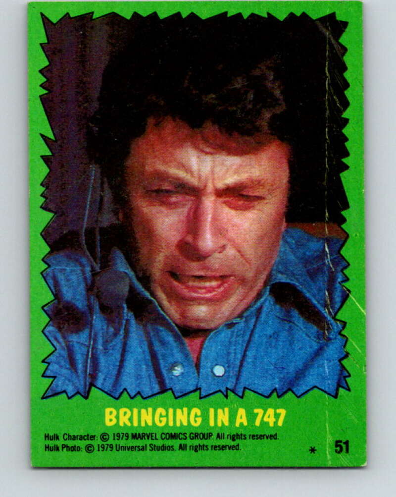 1979 Marvel Incredibale Hulk #51 Bringing in a 747 V34975