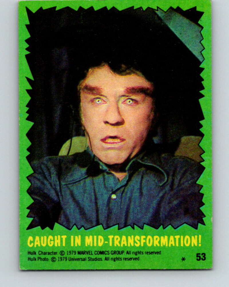1979 Marvel Incredibale Hulk #53 Caught in Mid-Transformation V34981