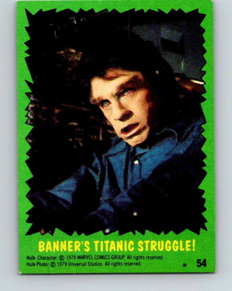 1979 Marvel Incredibale Hulk #54 Banner's Titanic Struggle V34984