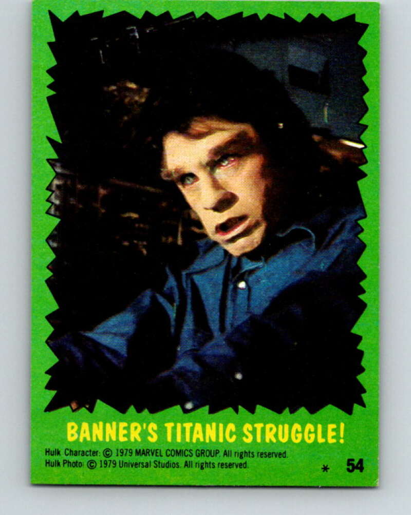 1979 Marvel Incredibale Hulk #54 Banner's Titanic Struggle V34985