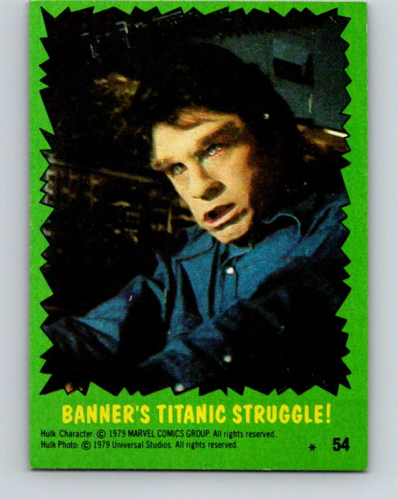 1979 Marvel Incredibale Hulk #54 Banner's Titanic Struggle V34989