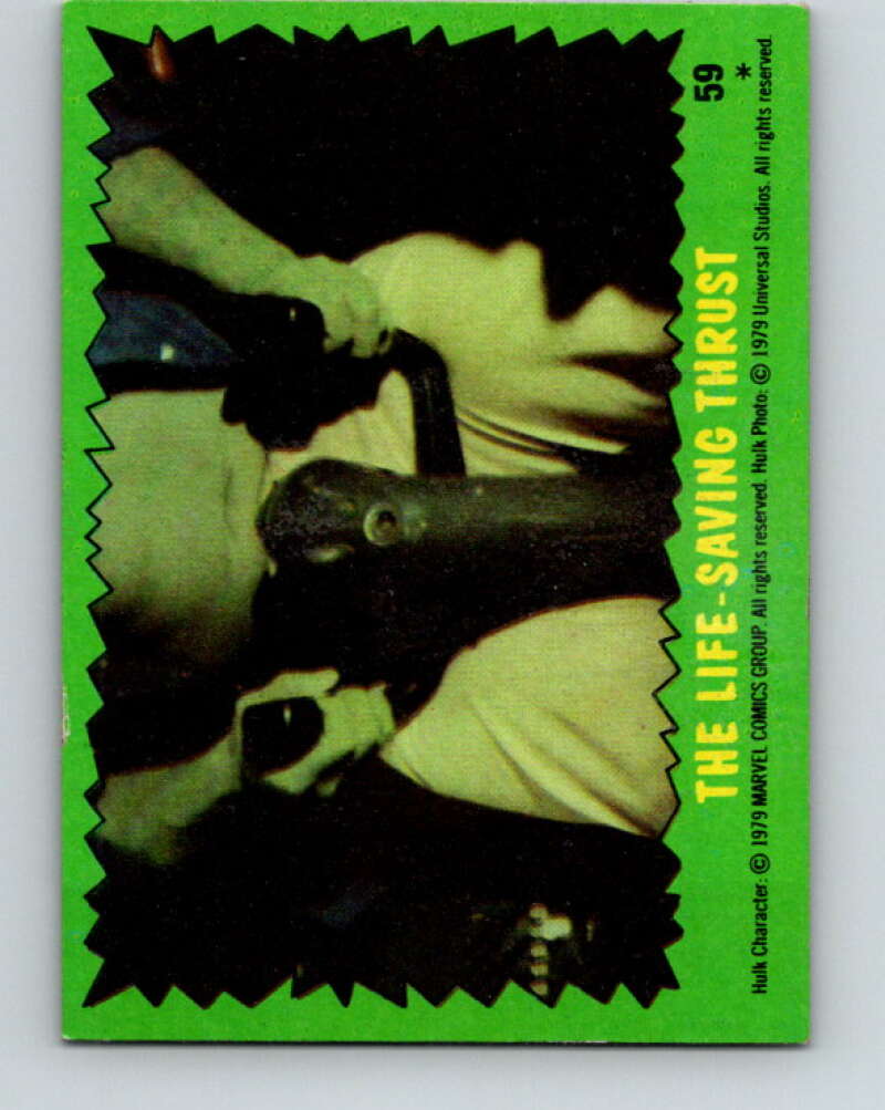 1979 Marvel Incredibale Hulk #59 The Life-Saving Thrust V35006