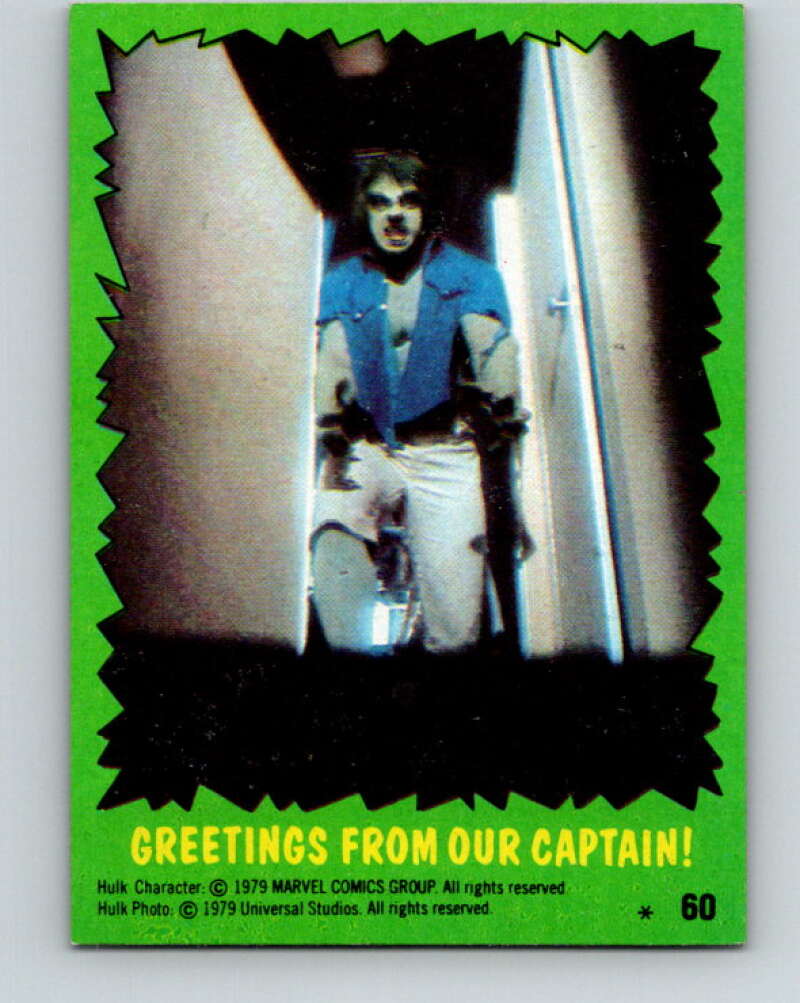 1979 Marvel Incredibale Hulk #60 Greetings from our Captain V35013