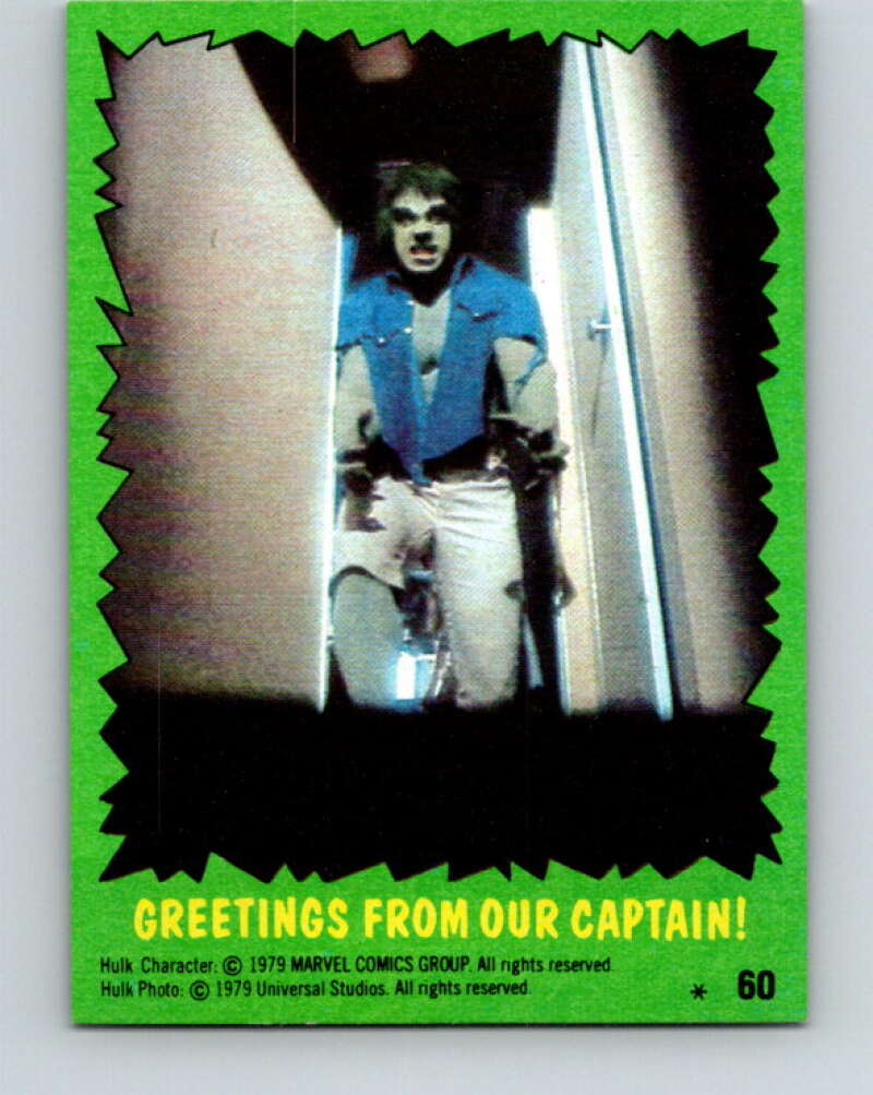 1979 Marvel Incredibale Hulk #60 Greetings from our Captain V35014