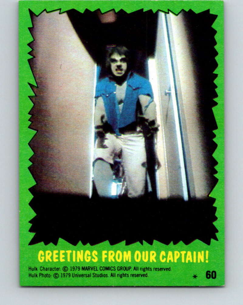 1979 Marvel Incredibale Hulk #60 Greetings from our Captain V35015