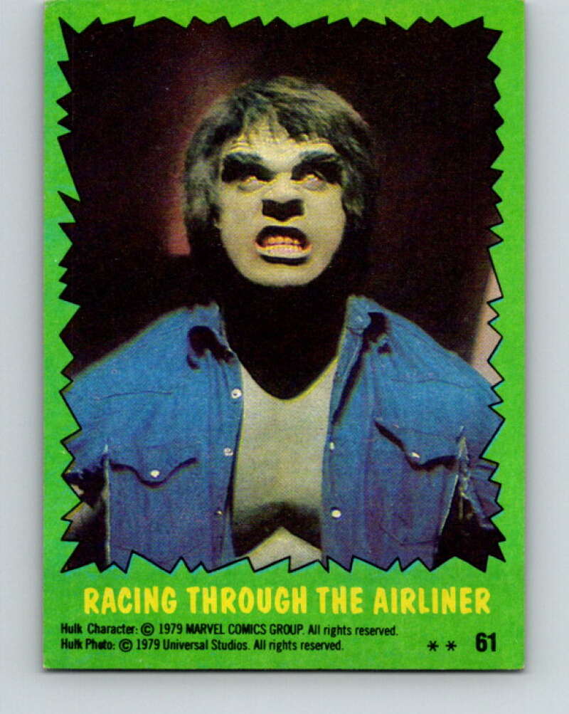 1979 Marvel Incredibale Hulk #61 Racing through the Airliner V35016