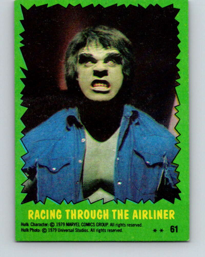 1979 Marvel Incredibale Hulk #61 Racing through the Airliner V35017