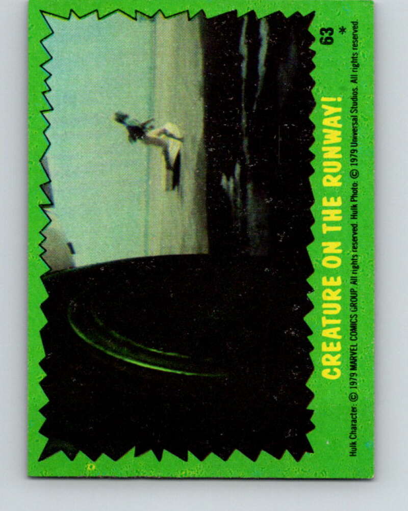 1979 Marvel Incredibale Hulk #63 Creature of the Runway V35022