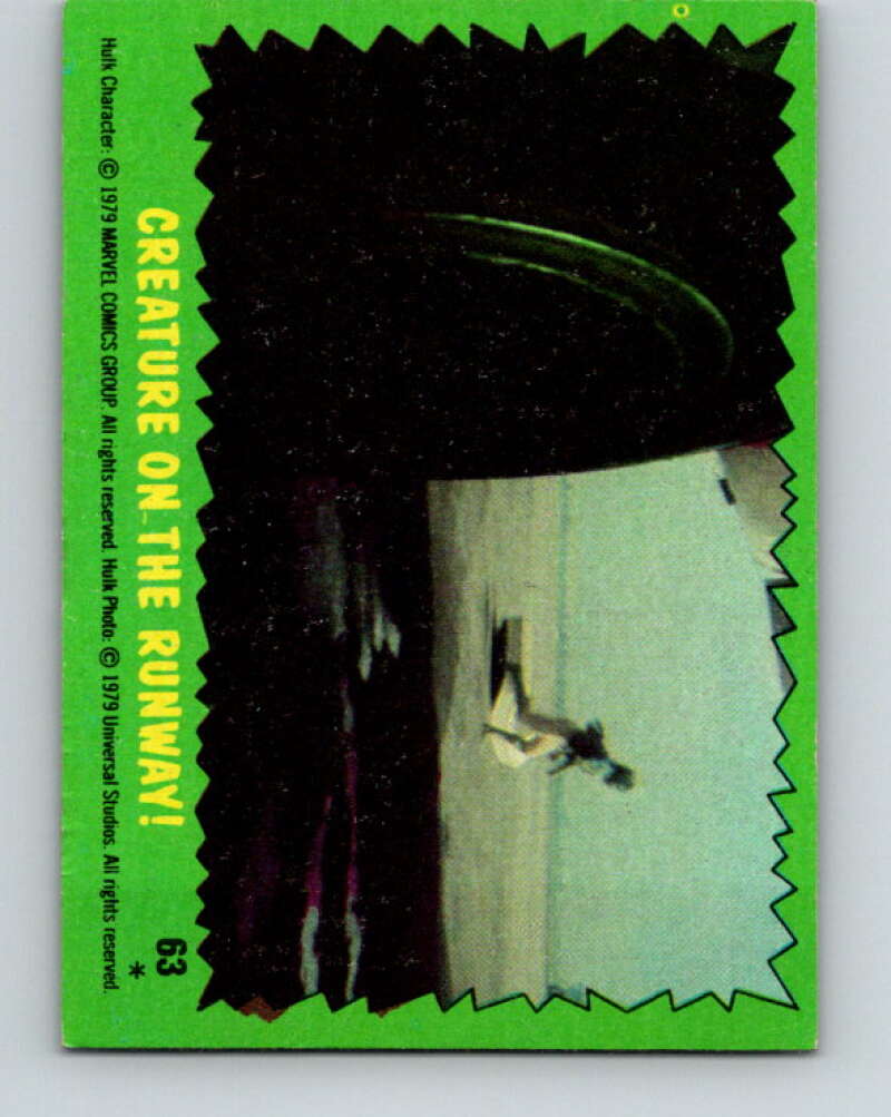 1979 Marvel Incredibale Hulk #63 Creature of the Runway V35023