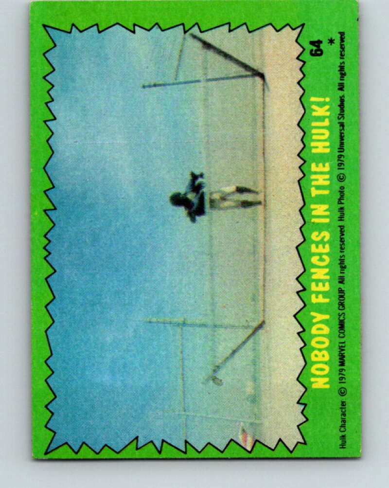 1979 Marvel Incredibale Hulk #64 Nobody Fences in the Hulk V35024