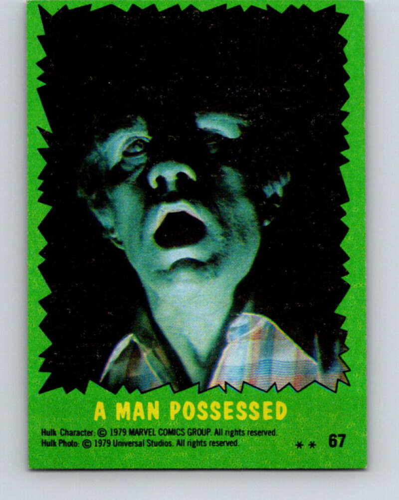 1979 Marvel Incredibale Hulk #67 A Man Possessed V35039