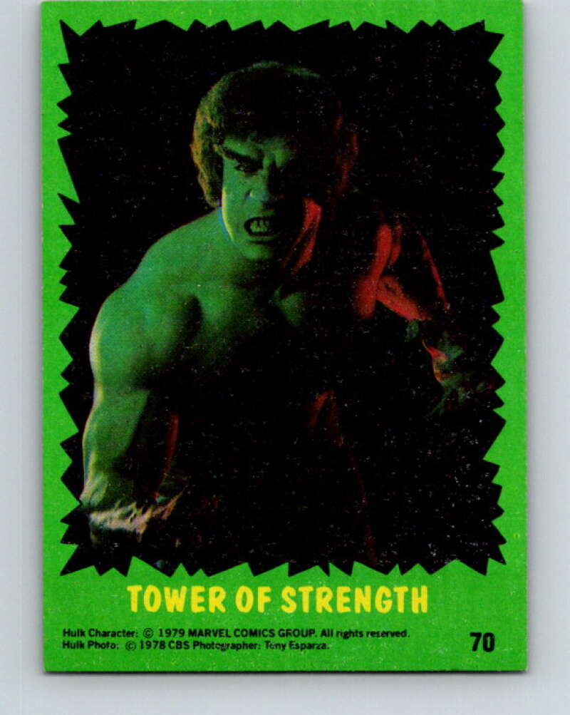 1979 Marvel Incredibale Hulk #70 Tower of Strength V35055