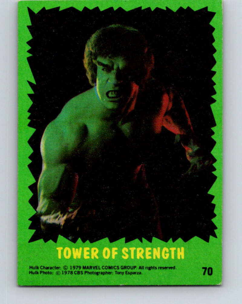 1979 Marvel Incredibale Hulk #70 Tower of Strength V35056