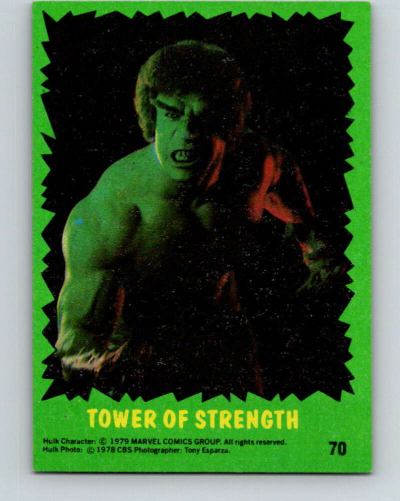 1979 Marvel Incredibale Hulk #70 Tower of Strength V35057