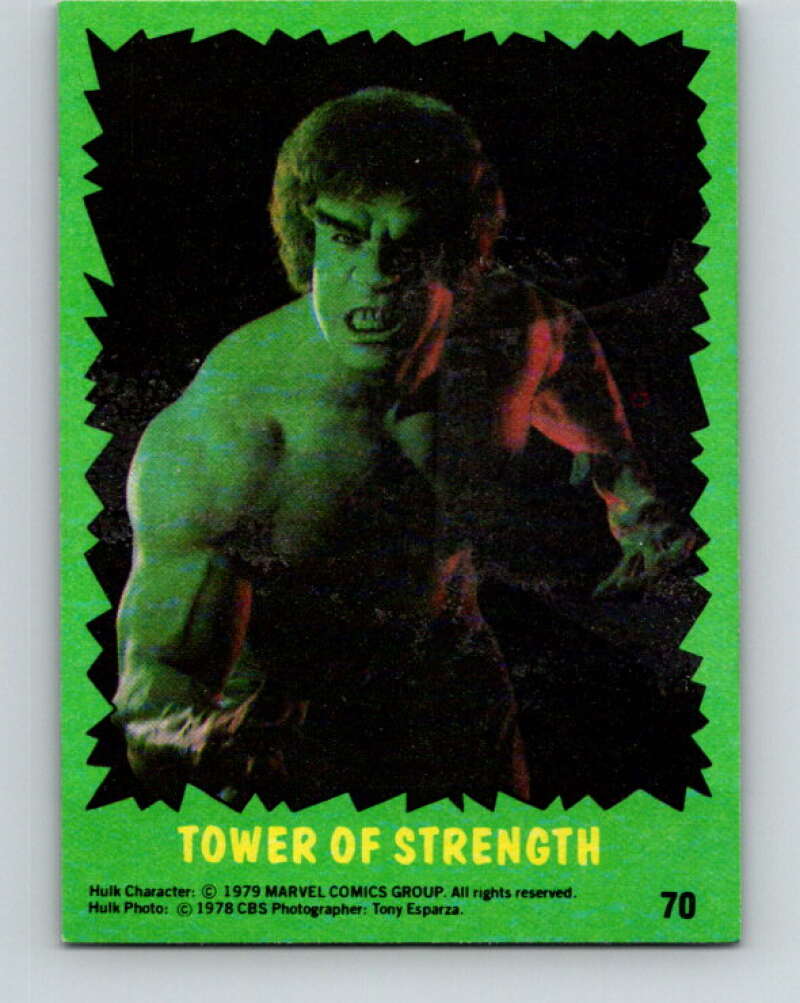 1979 Marvel Incredibale Hulk #70 Tower of Strength V35058