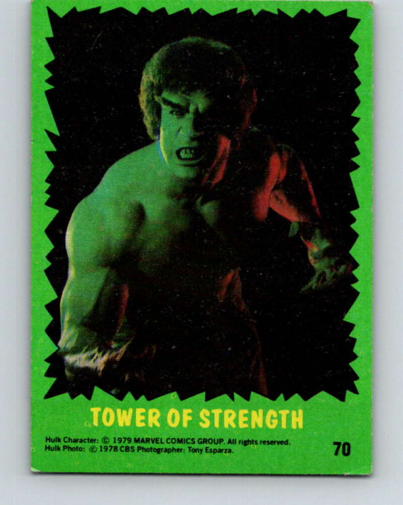 1979 Marvel Incredibale Hulk #70 Tower of Strength V35059