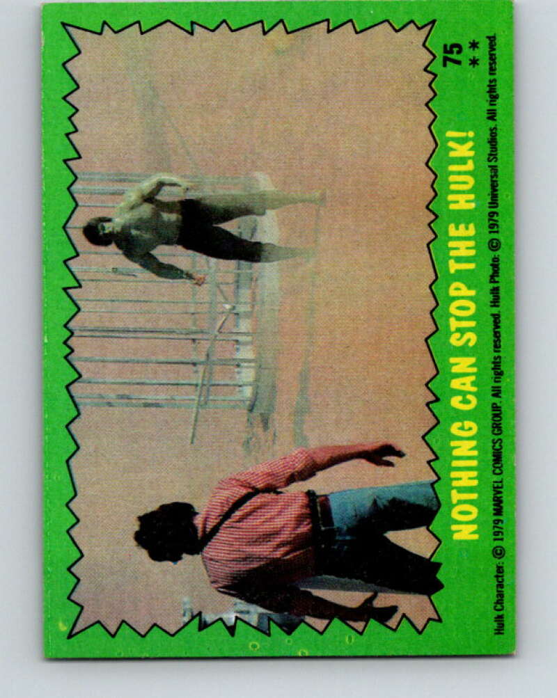 1979 Marvel Incredibale Hulk #75 Nothing Can Stop the Hulk V35083