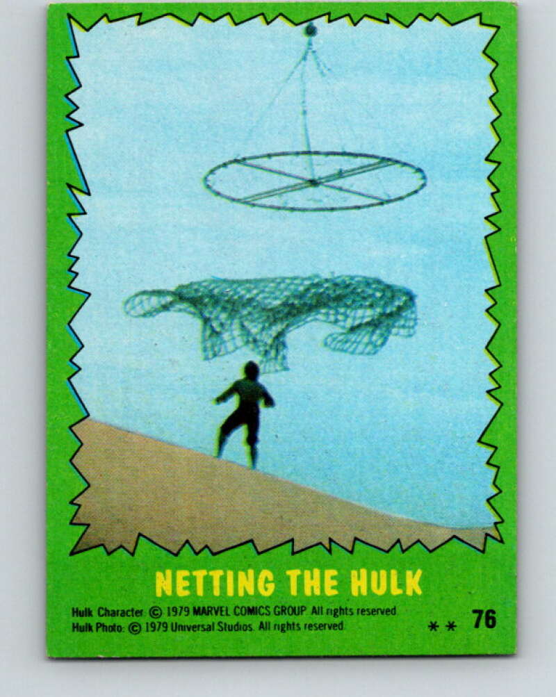 1979 Marvel Incredibale Hulk #76 Netting the Hulk V35084