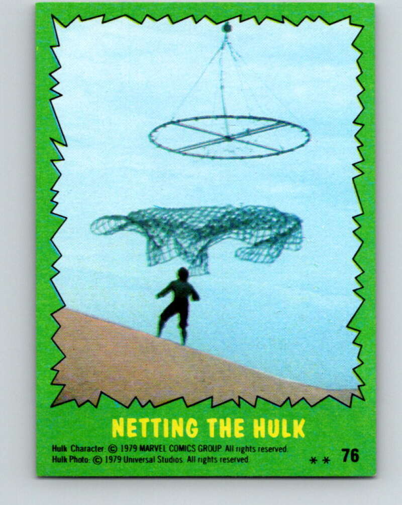 1979 Marvel Incredibale Hulk #76 Netting the Hulk V35087