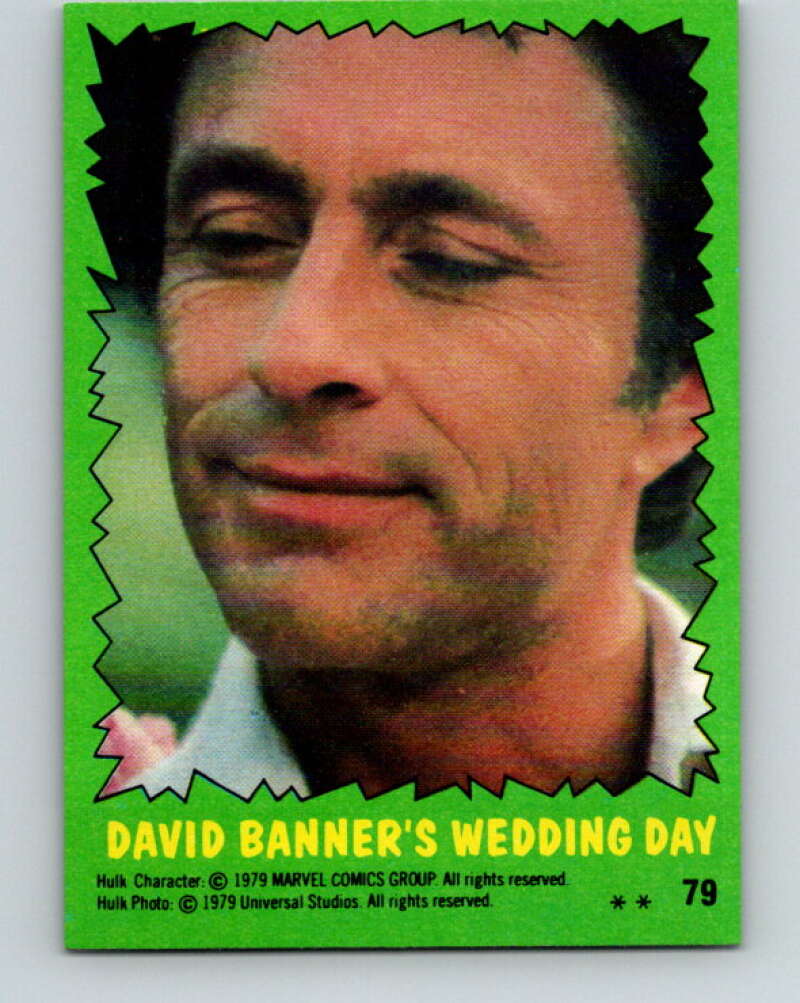 1979 Marvel Incredibale Hulk #79 David Banner's Wedding Day V35092