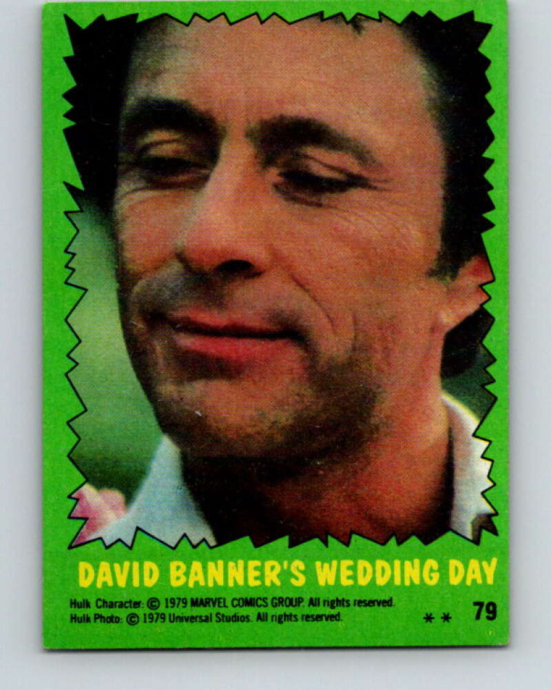 1979 Marvel Incredibale Hulk #79 David Banner's Wedding Day V35095