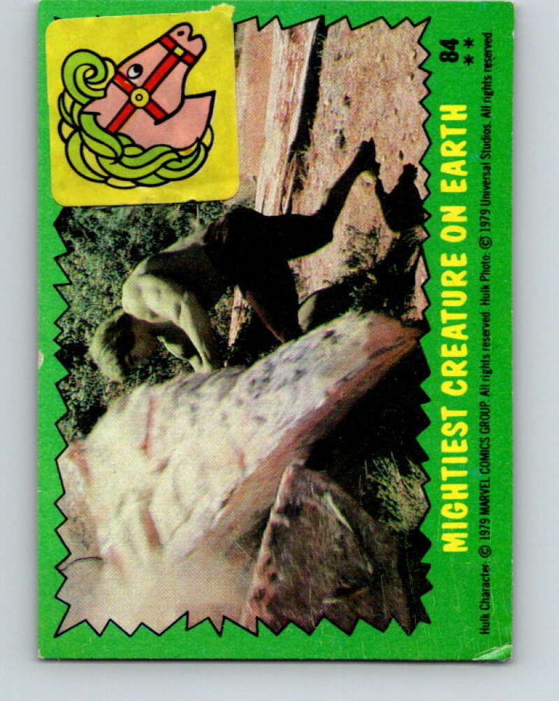 1979 Marvel Incredibale Hulk #84 Mightiest Creature on Earth V35116
