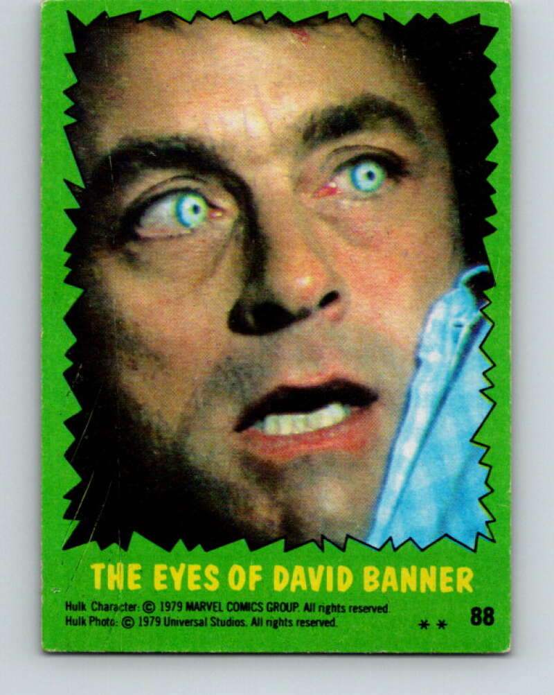 1979 Marvel Incredibale Hulk #88 The Eyes of David Banner V35129