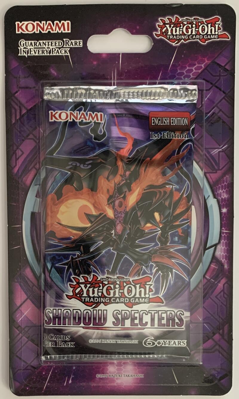 Yu-Gi-Oh! Shadow Specters Booster Sealed Card Game Pack - English Edition