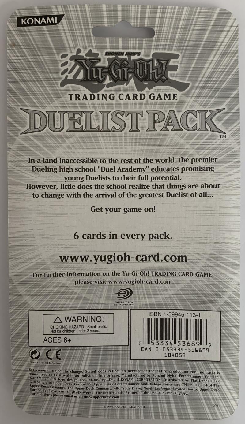 Yu-Gi-Oh! Jaden & Aster (2) Duelist Booster Sealed Game Packs - English Edition
