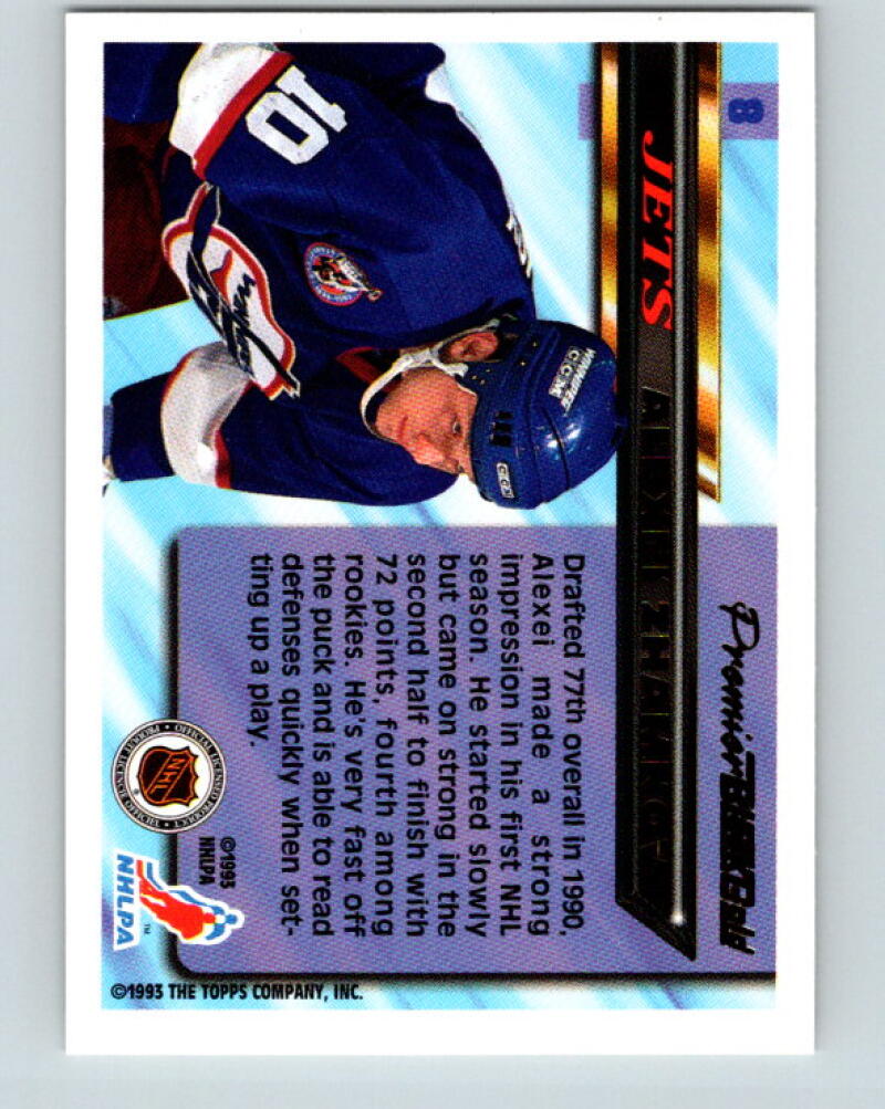 1993-94 Topps Premier Black Gold #8 Alexei Zhamnov Winnipeg Jets V35146