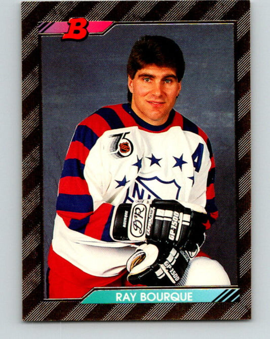 1992-93 Bowman #223 Ray Bourque FOIL Boston Bruins V35172