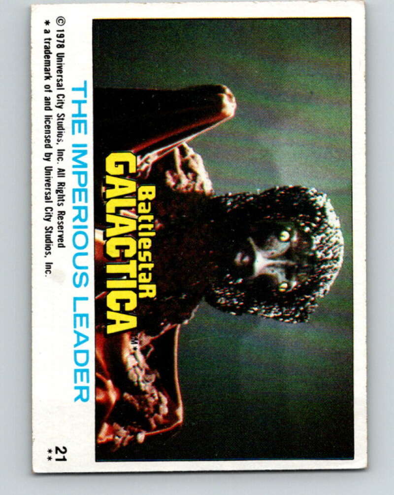 1978 Topps Battlestar Galactica #21 The Imperious Leader V35242