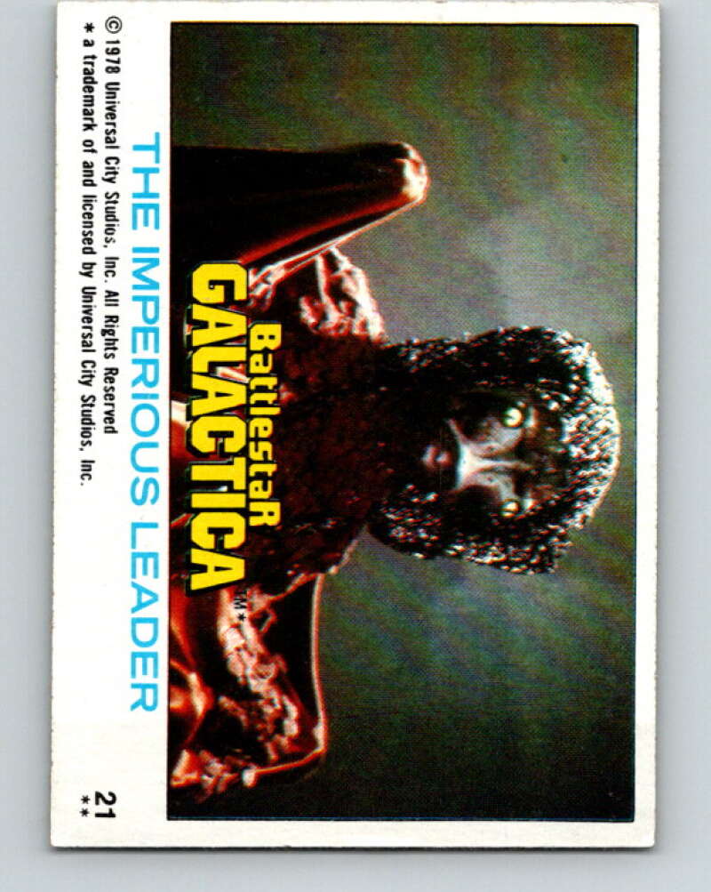 1978 Topps Battlestar Galactica #21 The Imperious Leader V35243