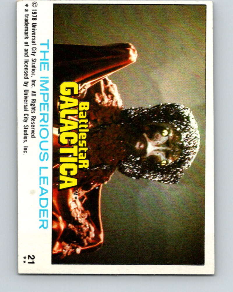 1978 Topps Battlestar Galactica #21 The Imperious Leader V35244