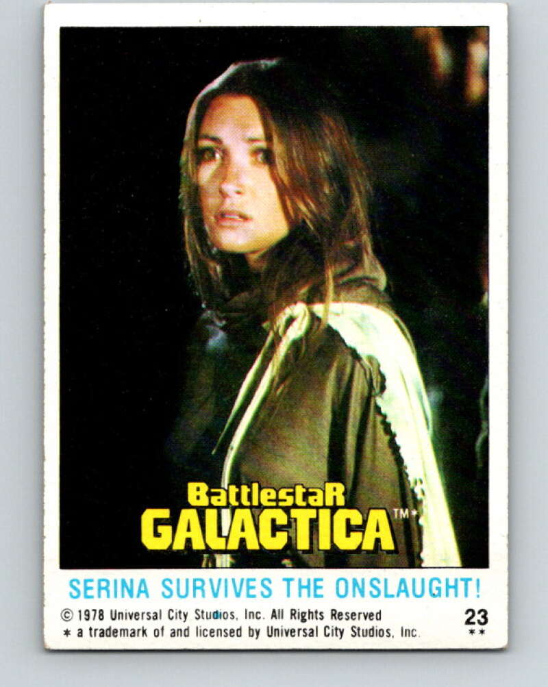 1978 Topps Battlestar Galactica #23 Serina Survives the Onslaught! V35247