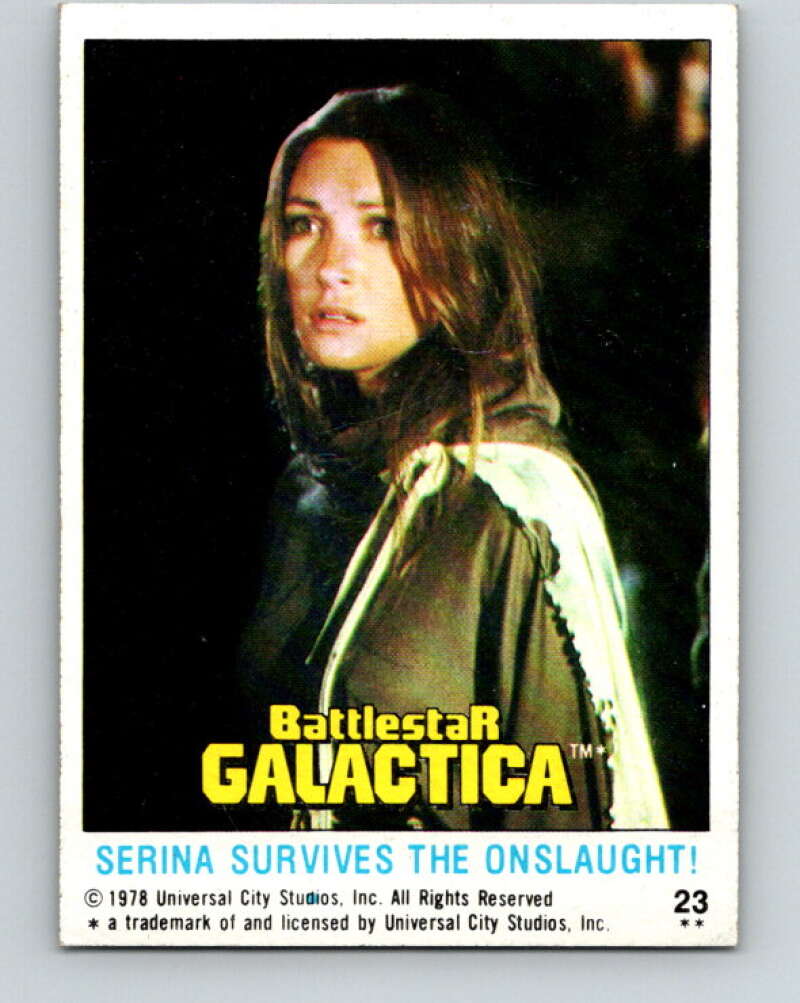 1978 Topps Battlestar Galactica #23 Serina Survives the Onslaught! V35248
