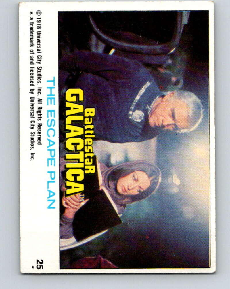 1978 Topps Battlestar Galactica #25 The Escape Plan V35251