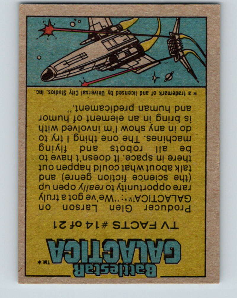 1978 Topps Battlestar Galactica #25 The Escape Plan V35251