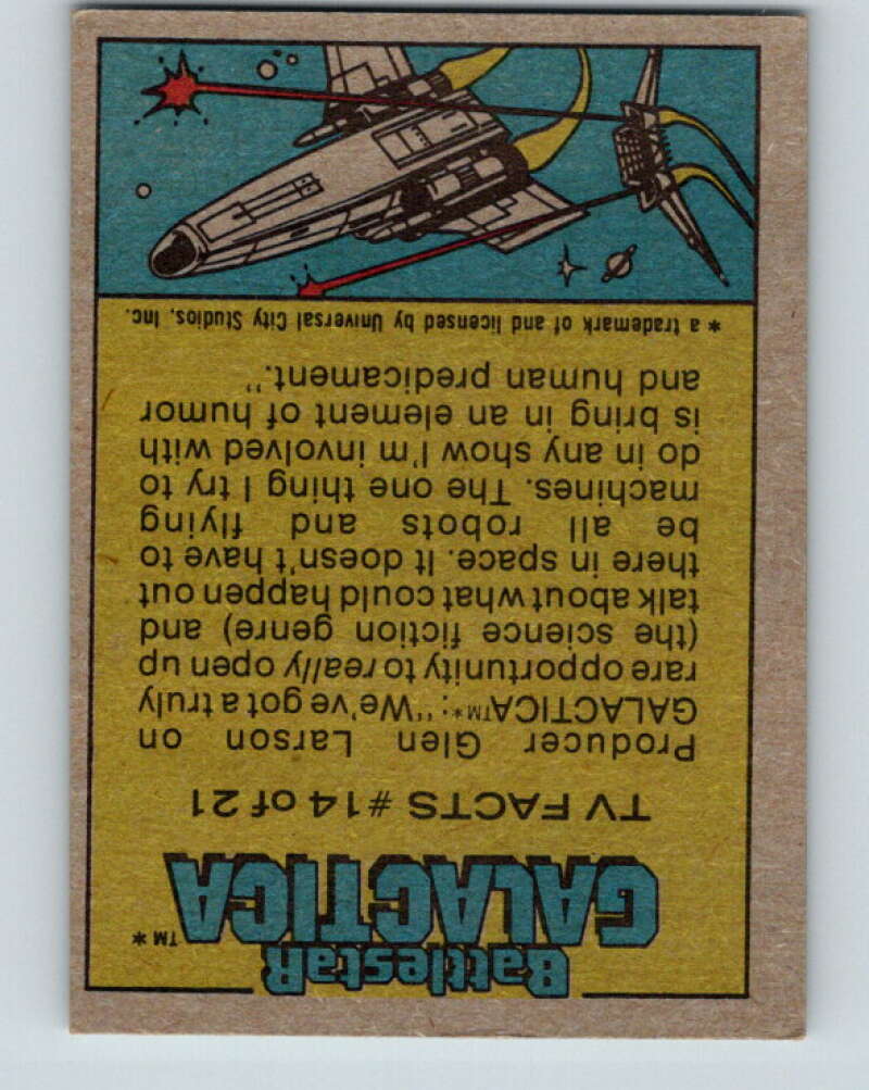 1978 Topps Battlestar Galactica #25 The Escape Plan V35252