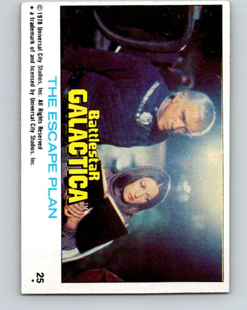 1978 Topps Battlestar Galactica #25 The Escape Plan V35253